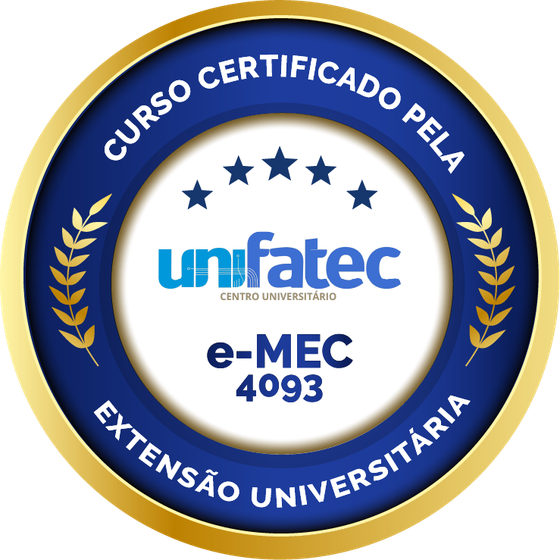 Selo de certificação UNIFATEC reconhecida pelo e-MEC